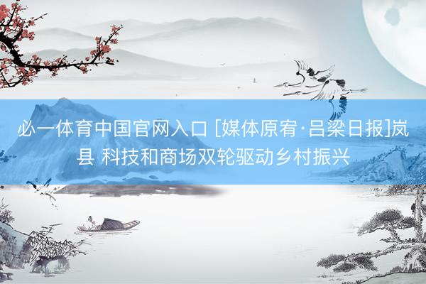 必一体育中国官网入口 [媒体原宥·吕梁日报]岚县 科技和商场双轮驱动乡村振兴